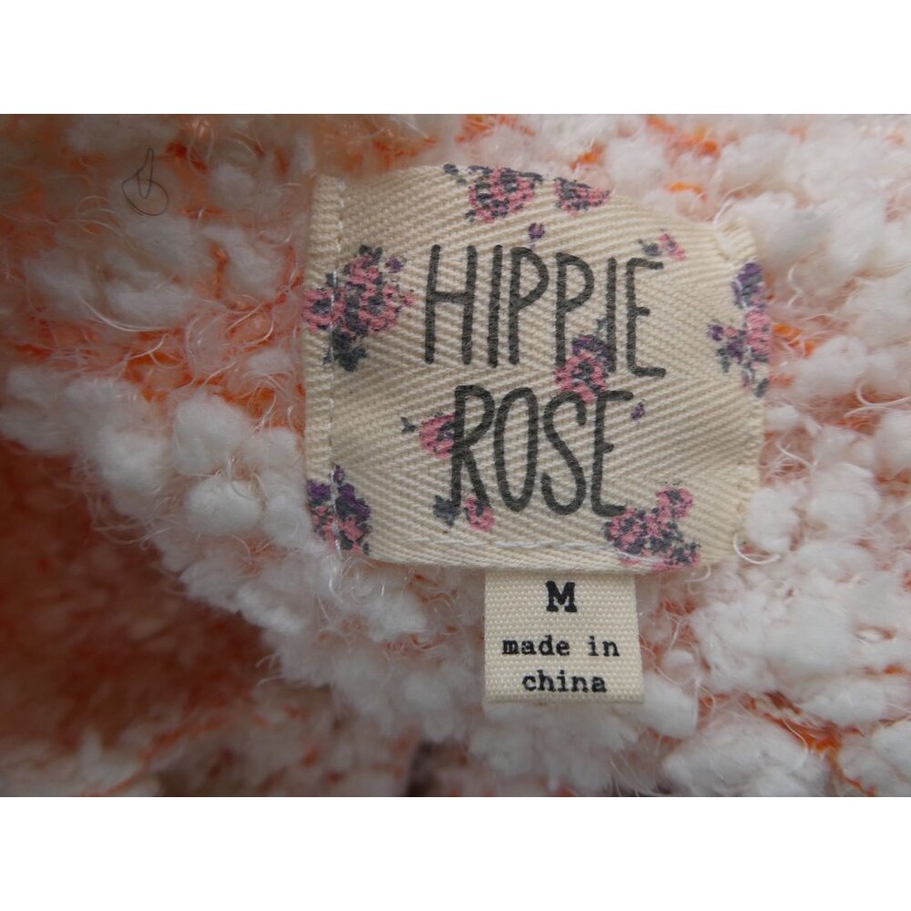 Hippie Rose Peach Sweater Top Women's M - Picture 6 of 6